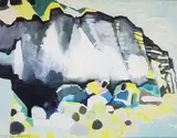 Dieppe by Jacques Lagrange, Gouache signée et titrée en bas à gauche, sold Dec 2019