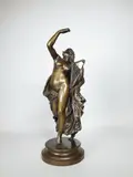 La "musique by James Pradier, Epreuve en bronze à patine brun nuancé, sold Dec 2019