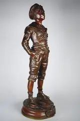L'insouciant by Charles Anfrie, Epreuve en bronze, sold May 2019