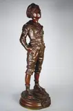 L'insouciant by Charles Anfrie, Epreuve en bronze, sold May 2019
