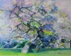 Le printemps by Camille Hilaire, Aquarelle signée en bas à droite, sold May 2019