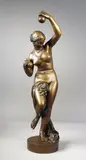 Femme aux calebasses by James Pradier, Epreuve en bronze à patine brun clair nuancé, sold Mar 2019