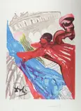 Le jeune Icare by Salvador Dalí, Lithographie signée en bas à droite et justifiée, sold Dec 2018