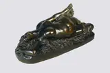 Femme piquée par un serpent by Auguste Clésinger, Epreuve en bronze à patine brun nuancé, sold Nov 2018