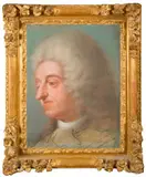 Maximilien Ier Emmanuel Prince électeur de Bavière by Joseph Vivien, vers 1726, Pastel sur papier bleu, sold Oct 2018