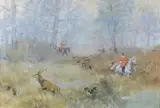 Bat l'eau by Karl Reille, Gouache signée en bas à gauche, sold Jun 2018