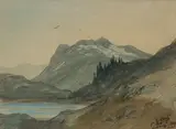 Le Loch Duigg» - Sky, Ecosse by Gustave Doré, 1880, Aquarelle sur papier signée, sold Dec 2025