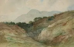 Ravin en montagne» by Gustave Doré, 1876, Aquarelle sur papier signée, sold Dec 2025
