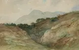 Ravin en montagne» by Gustave Doré, 1876, Aquarelle sur papier signée, sold Dec 2025