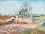 ENVIRONS DE PARIS by Armand Guillaumin, 1969, Pastel sur papier signé en bas à droite, sold Nov 2012