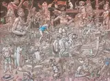 PEACE OF MIND by Nebojsa Bezanic, Encre et aquarelle sur papier signée et datée en bas à gauche, sold Nov 2012