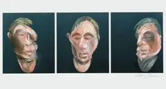 TROIS ÉTUDES POUR UN AUTOPORTRAIT by Francis Bacon, 1983, Lithographie en couleurs, sold May 2012