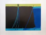 Sans titre, 1976-1978 by Hans Hartung, Lithographie sur papier Arches d'après le tableau T, sold Dec 2025