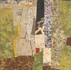 Spring by Max Papart, 1966, Technique mixte, aquarelle et collage, sold Dec 2025