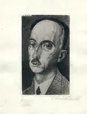 Portrait de François Mauriac by Eduard Wiiralt, 1928, Eau-forte signée au crayon et datée, sold Dec 2025
