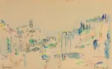 Rome by Edmond Moirignot, Aquarelle signée en bas à droite, sold Dec 2025