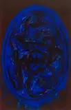 Dark Rythym by Jack Shadbolt, 1964, acrylic on paper on board, sold Mar 2024