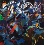 Untitled by Marguerite Bruneau, oil on canvas, sold Mar 2024