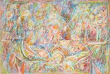 La pulpe des heures by André Jasmin, 1983, oil on canvas, sold Mar 2024