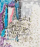 Sans titre by Jean Paul Riopelle, mixed media on paper, sold Mar 2024