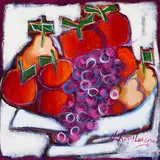 Nature morte by Danielle Lanteigne, 1992, acrylic on canvas, sold Mar 2024