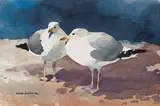 Good Companions by Sam Black, watercolour on paper, sold Mar 2024
