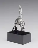 Chief of the Undersea World by Bill Reid, 1984, sterling silver sculpture, sold Feb 2024