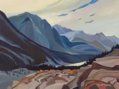 Tonquin Valley by Richard Ferrier, oil on board, sold Feb 2024