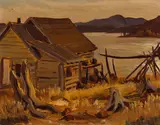 Cameron Bay by Maurice Hall Haycock, 1950, oil on board, sold Feb 2024