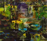 Green Shore Canopy Reflection by David Alexander, 2005, acrylic on canvas, sold Jan 2024