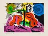 Voltige d’automne by Alfred Pellan, 1974, lithograph on paper, sold Jan 2024