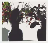 Flowers by Gordon A. Smith, 1994, silkscreen on paper, sold Jan 2024
