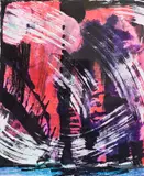 Sans titre by Marcelle Ferron, oil on paper, sold Jun 2024