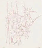 L'hippocampe by Jean Paul Riopelle, etching on paper, sold Jun 2024