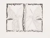 Auprès de mon lac no. 7 by Jean Paul Riopelle, lithograph on paper, sold Jun 2024