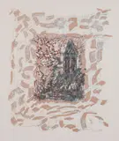 Vétheuil entre chien et loup by Jean Paul Riopelle, lithograph on paper, sold Jun 2024