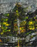 Sans titre by Jean Paul Riopelle, oil on canvas, sold Jun 2024