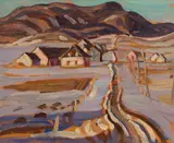 The Road to Bic by A. Y. Jackson, 1927, oil on board, sold Nov 2023