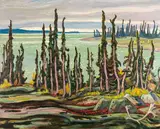 Great Bear Lake by A. Y. Jackson, oil on canvas, sold Nov 2023