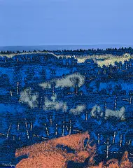 Amber Grove by Ivan Eyre, 2011, acrylic on canvas, sold Nov 2023
