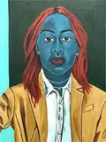 Blue Face by Awanle Ayiboro, offered Jun 2024
