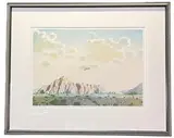 Taloa, New Mexico by Kevin Rasmussen, lithograph, sold Aug 2025
