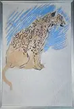 Study Of A Jaguar by John Macallan Swan, acrylic on canvas, offered Aug 2025