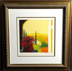 Quiet Provencale by Emile Bellet, lithograph, sold Aug 2026