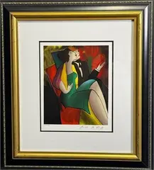 Sandra Et Jules by Linda Le Kinff, serigraph, sold Aug 2026