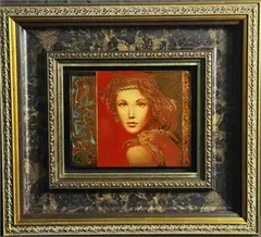 Verillia by Csaba Markus, mixed media, offered Aug 2026