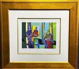 Le Peintre Et Le Modele by Marcel Mouly, lithograph, sold Aug 2026