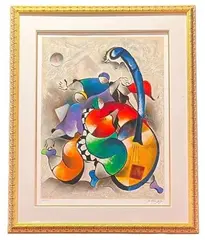 Our Song by David Schluss, serigraph, offered Aug 2026