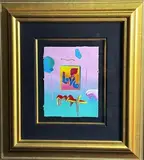 Love by Peter Max, acrylic, sold Aug 2026