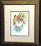 Lunch Break by Itzchak Tarkay, mixed media, offered Aug 2026